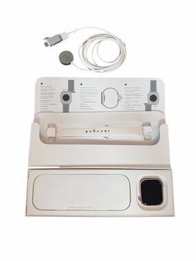 Apple Watch Series 10 42mm Rose Gold With White Watch Band